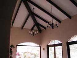 Techos con vigas de madera